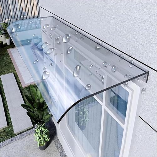 Auvent de porte protection UV soleil pluie abri de fenêtre extérieur