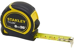 STANLEY Tylon 8m Tape Measure: Extend Your Reach in Inches