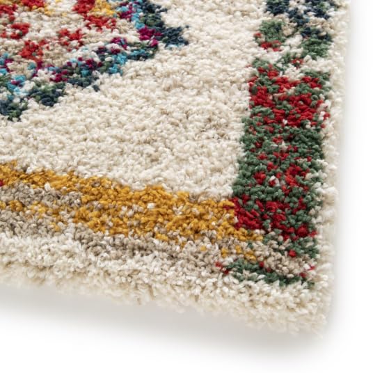 Decoweb Tapis Motif berbère - Kaya - Multicolore - 200 x 290 cm
