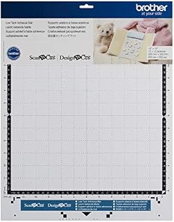 Brother Low Tack Adhesive Mat 12 x12 , CAMATLOW12, Multicolor, 12" x 12"