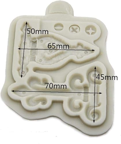 Miniatura 6 de Molde de silicona en forma de llave de chocolate, fondant, Sugarcraft, decoración de bricolaje, antiadherente, herramientas de decoración de pasta