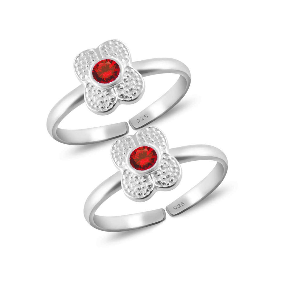styleejewel Sterling Silver Toe Rings for Women | 925 Pure Chandi Bichiya Traditional Design Indian Toe Rings for Women Stylish (SJTR63G)-picture-26