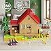 MYFUNTOY Stardew Farmhouse Building Toy, Video Game Valley Farm Playset Building Set Compatible with Lego, 766 Pieces DIY Farm House Building Kits for Adults and Fans