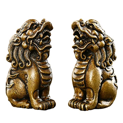 Figurines Miniatures Suan Ni en bronze pour une décoration zen de votre bureau
