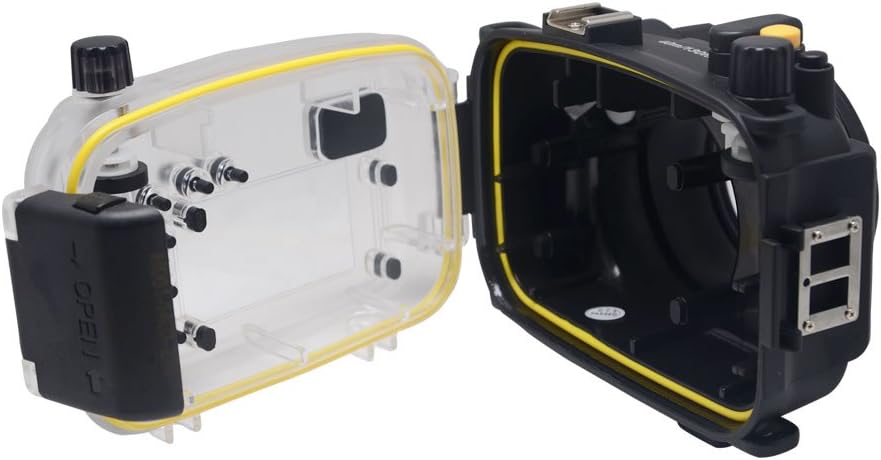 Mcoplus 40m / 130ft Waterproof Underwater Diving Housings Case for Sony NEX-6 NEX6 16-50mm