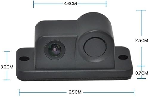 Miniatura 2 de Impermeable 2 en 1 HD 170 grados ángulo de visión amplio coche reversa cámara de visión trasera con sensor de estacionamiento radar incorporado