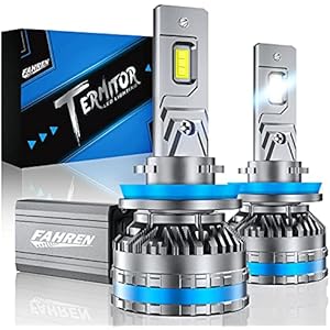 Fahren H11/H9/H8 LED Headlight Bulbs 120W 20000 Lumens Bright LED Headlights 6500K Cool White LED Headlight Conversion