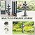 Dephet 47.4'H Italian Outdoor Garden Water Fountains, Fountains and Waterfalls Outside, Large Cascading Indoor Floor-Standing Resin Bubbler Fountain Features w/Pump for Patio and Yard Decor (Grey)