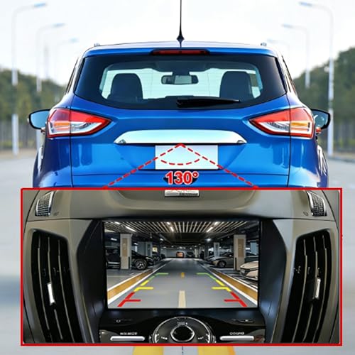Image of No. DV4T-19G490-AB Rear View Backup Reverse Parking Camera /Rear View Camera | Compatible with Ford Escape Kuga 2013-2017 Reverse Park Assist Camera Replaces DV4T19G490AB EV4T-19G490-CA EV4T19G490CA