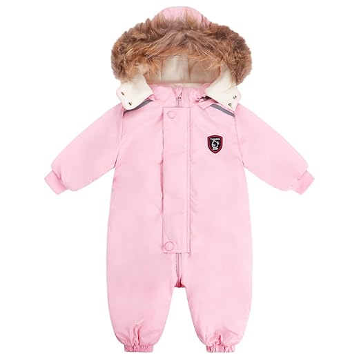 Tumaron Newborn Baby Girls Snowsuits 0-3 3-6 Months Infant Winter Snow Suit Coat Clothes