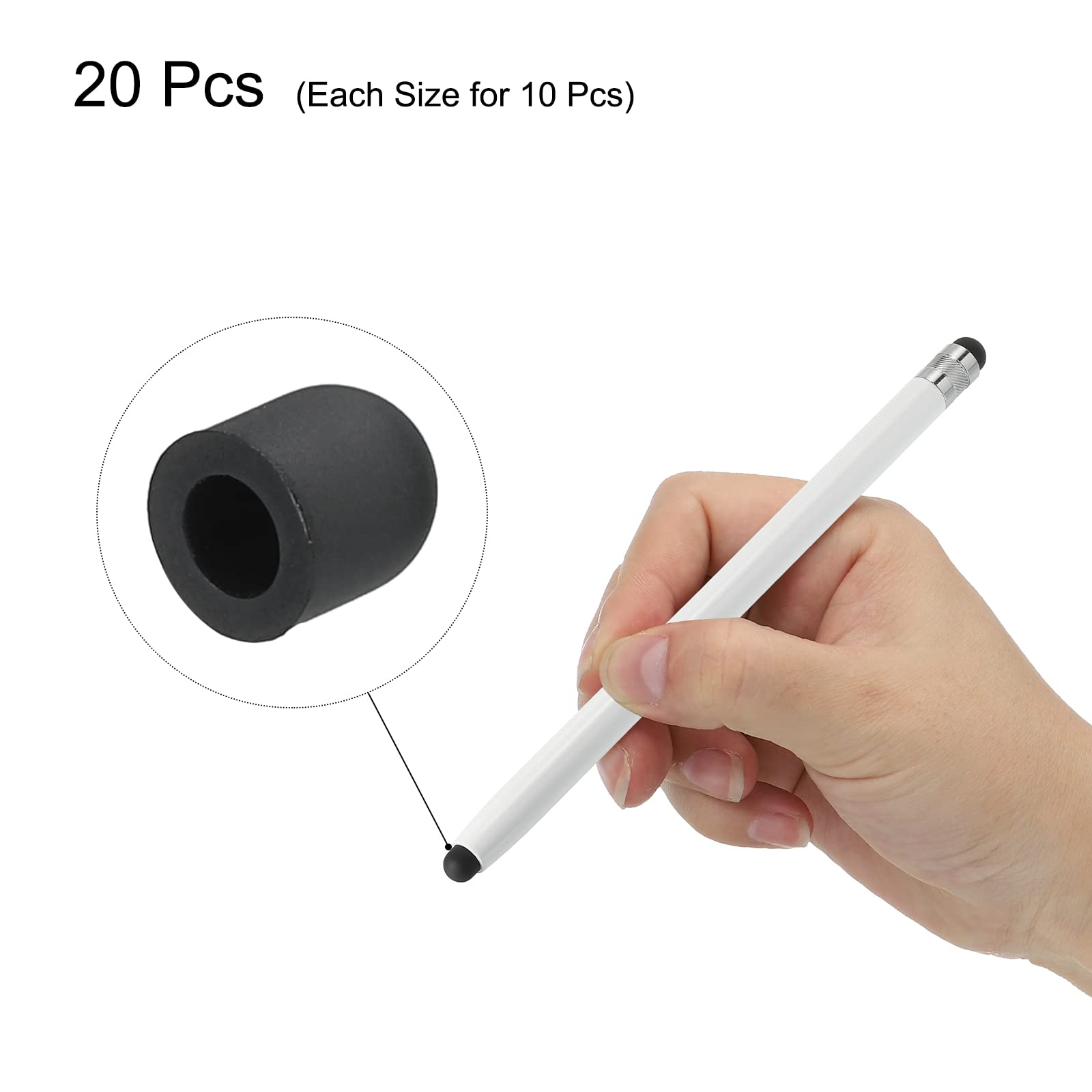 QUARKZMAN 60pz Punte di Penna Stilo di Ricambio 4,5mm Penne