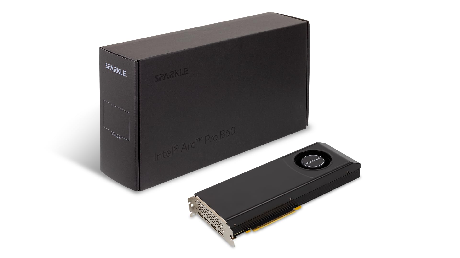 Sparkle Intel ArcPro B60 Blower, 24GB GDDR6, Blower Cooling, Metal Backplate, SBP60W-24G