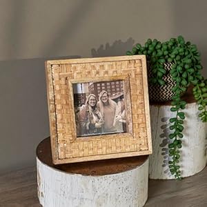Primitives by Kathy Woven Bamboo Photo Frame Primitives by Kathy Woven Bamboo Photo Frame