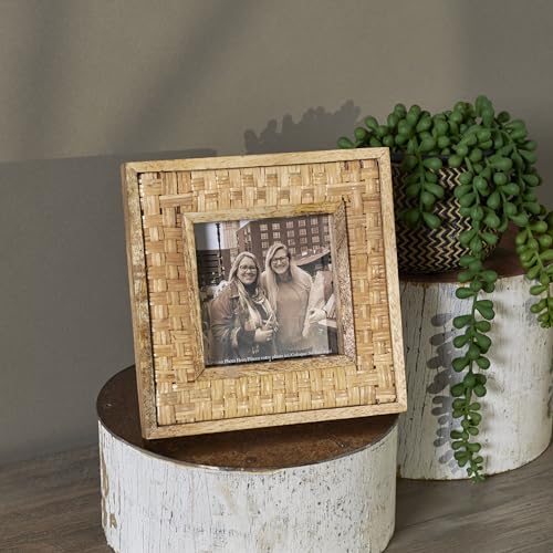 Primitives-by-Kathy-Woven-Bamboo-Photo-Frame Primitives by Kathy Woven Bamboo Photo Frame