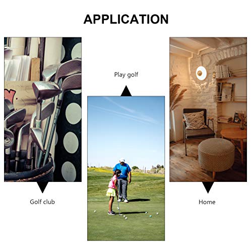 Bolsa de golfe ABOOFAN para bolas de golfe, bolsa de couro, mini bolsa de treinamento de golfe, aces