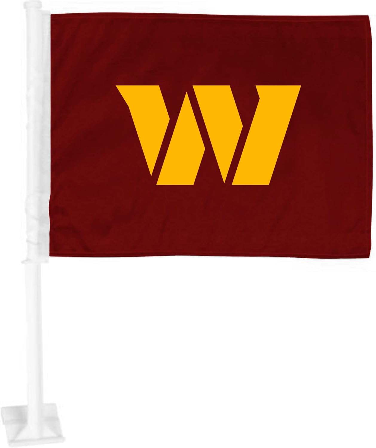 FANMATS NFL - Washington Commanders Car Flag | Burgandy | 11" x 14" | W Primary Logo