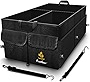 EcoNour Car Trunk Organizer for Grocery | Car Organizers and Storage with Detachable Dividers | Foldable & Collapsible Truck Accessories | Multipurpose Storage Container with Straps & Non-Slip Bottom