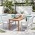 Psilvam 2-Person Poly Lumber Outdoor Bench with 700 Lbs Weight Capacity – Weatherproof Garden Seating for, Balcony Porch & Park, All-Weather Fade-Resistant Patio Furniture (White)