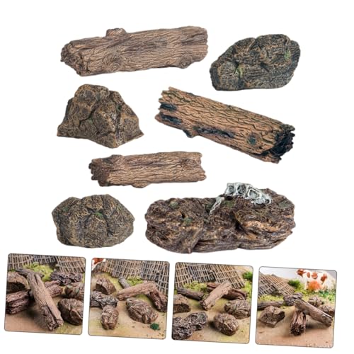 Miniature tree stump et accessoires de DIY de precision pour maquette durable - 7