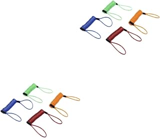 CLISPEED Bike Lock Tool 2pcs Spring Tool Bike Lock Tool Anti- Rope Lock Padlock 1.2m Bicycle Lock Reminder Rope Clothesline Lengthen Wire Rope Lock Padlock 1.2M