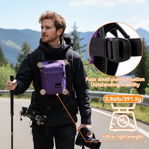 Bolso para cámara HIKEMAN impermeable y expandible gris miniatura 6