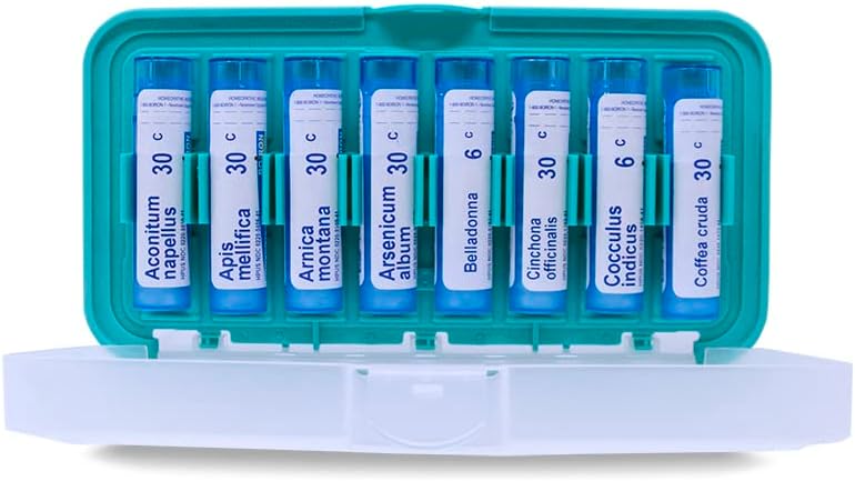 Boiron HomeoTravel Kit - Contains 16 of The Most Recommended Homeopathic Medicines for Travel