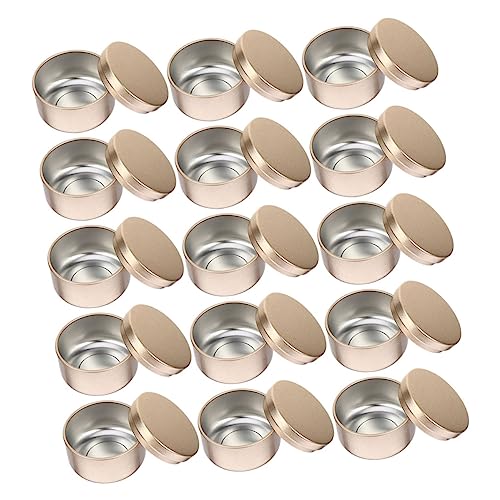 OSALADI Candle Tin 24 Pack 50ml Aluminum Seamless Reusable