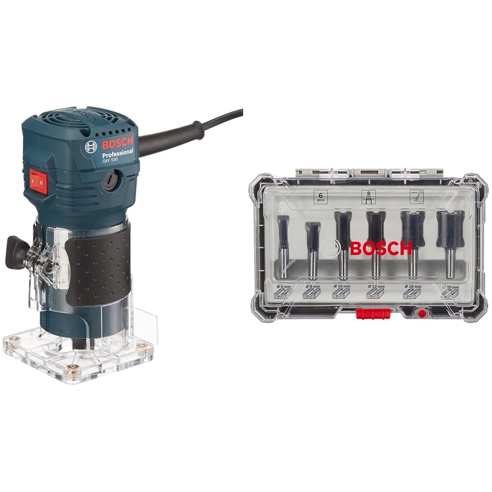Bosch Professional GKF 500, affleureuse filaire, 550W, 33000 tr/min
