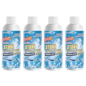 AMBIKA Multi-Surface Stone Stain Remover Cleaner for Marble, Granite & Stone, Marble & Granite Floor Cleaner Help to Remove Stains Grease Grime Water Spots Fingerprints Smudges, 100ml, Pack of 4