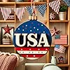 Suncalla 300 Pcs Patriotic Mini Star for Craft 0.2 Inch Small 4th of July Embellishment 250 Anniversary Tiny Red White Blue Star Glitter Ornament Little Craft Piece for DIY Independence Day Decoration #3