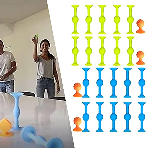 KFGJ Sucker Toys Wurfspiel, Sucker Toys, Sucker Toys Pop Darts, Sucker Toys Wurfspiel, Sucker Toys Dart Game, Sucker Toy Toss Game - für Mehrere Oberflächen Wie Glas L 24Pcs Cover