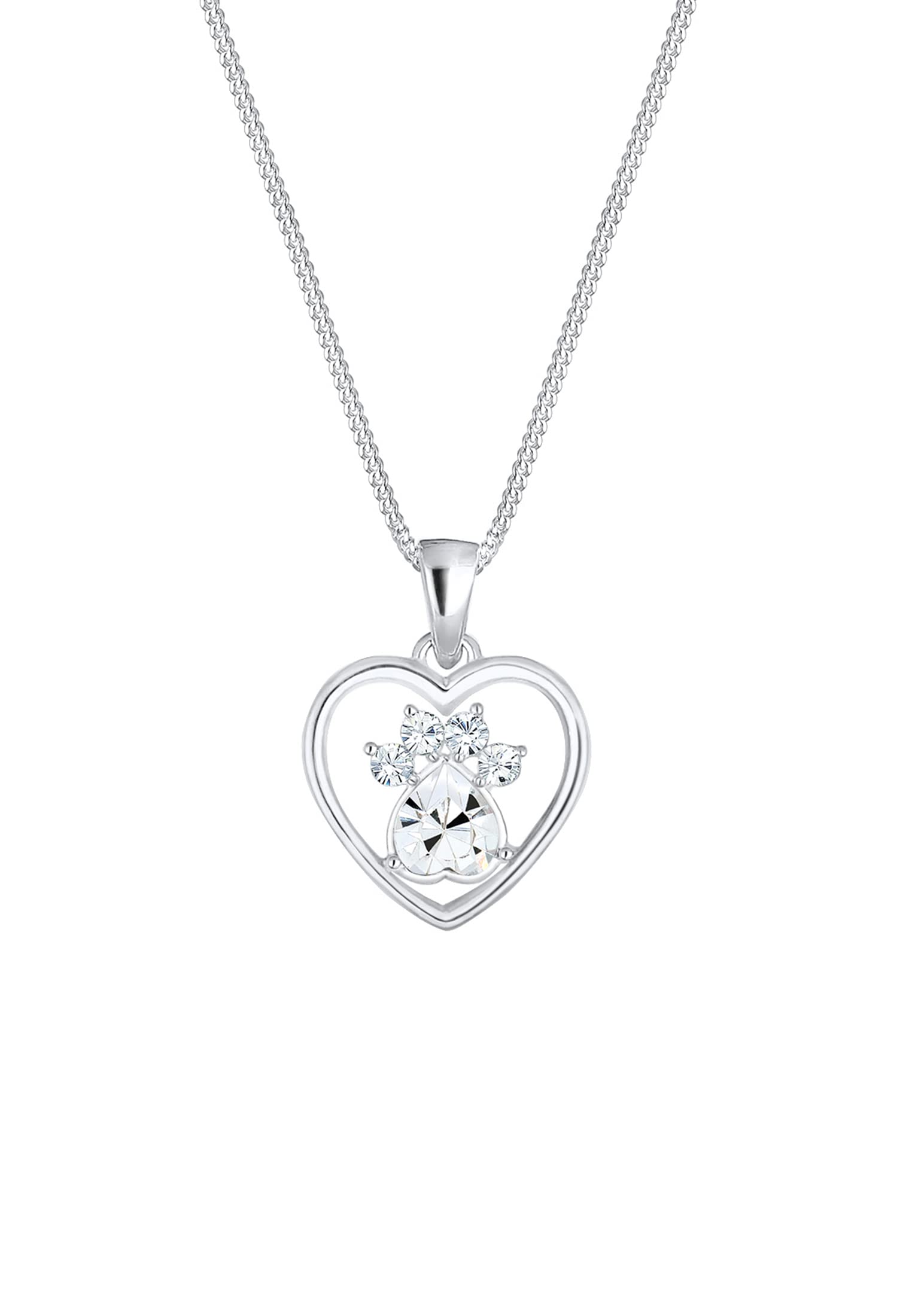 Elli Women's 925 Sterling Silver Pendant Necklace 0101643018_45 - 45cm length
