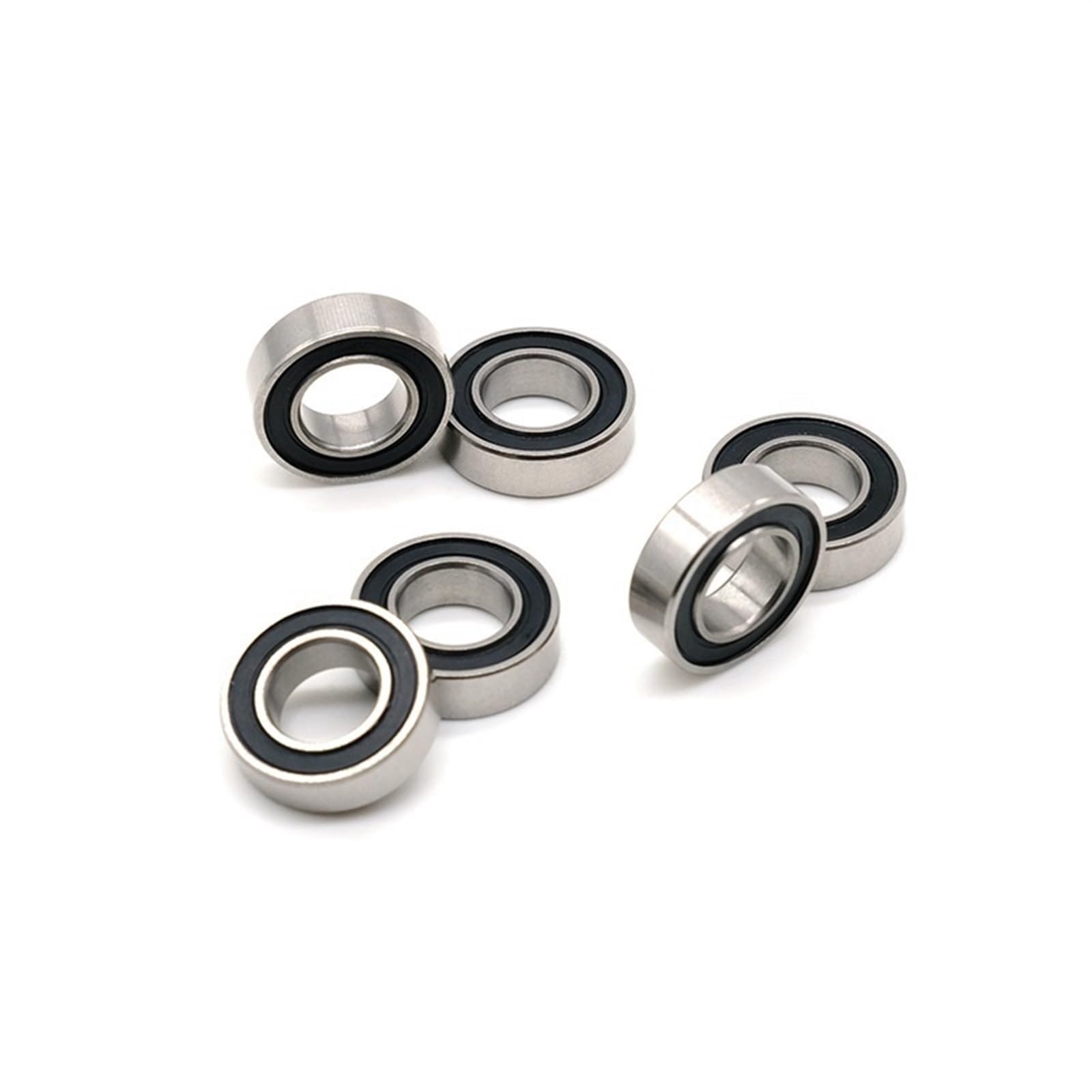 Roulements miniatures à gorge profonde, 10 pièces, 627 627 2RS 6272RS, 7x22x7mm