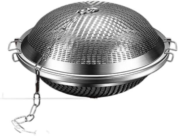 316不锈材质用于茶漏茶滤万能过滤器茶水分离懒人泡茶神器卤料笼—【特大号18cm】卤料笼/用于卤味、熬中-送链