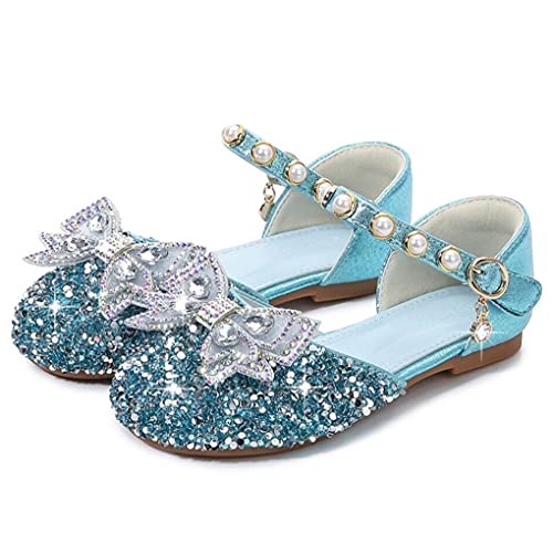 Little Girls Glitter Mary Jane Ballerina Flat Princess Cosplay Performance Party Wedding Dress Sandals Shoes2