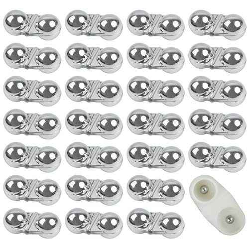 OROOTL Catfish Rattles Bells, 45pcs Fishing Double Rattle Beads for Catfishing Portable Catfish Rattle Attractor Floats Catfishing Equipment Tackle for Luring Fish