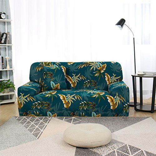 Uxcell Printed Sofa Cover Stretch Couch Covers For Sofas Loveseat Armchair Universal Elastic Pattern Furniture With One Pillowcase X-Large #TOP1
