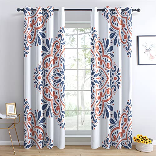 Cortinas opacas estampadas para crear un ambiente íntimo y acogedor en tu dormitorio 2
