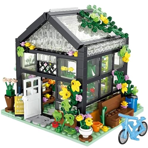 Girls Toys Flower House Building Blocks,Exquisite Creative Friends Architecture Model Sets Toys,Ideas STEM for 6-12 Girls and Fans of Building Sets(579 PCS,Set)