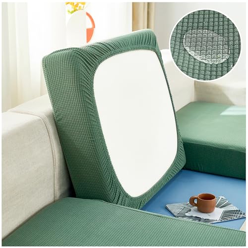 Housse de canapé imperméable en L gris pour angle 3 places - 3