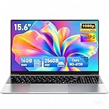 FUNYET 2026 Nuovo Computer Portatile, Laptop PC da 15,6 pollici, Core M3-6Y30, 16 GB RAM 256 GB SSD, IPS FHD 1920 x 1080 Notebook Laptop, apertura a 180°, 5000 mAh, supporta schede TF,Type-C