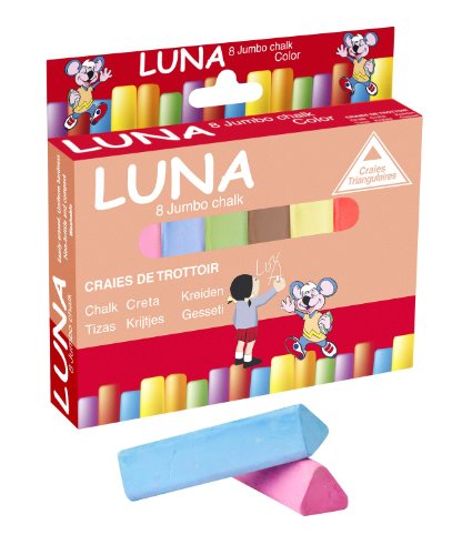 Preisvergleich Produktbild Box mit 8 Kreide Kundenstopper Dreikant-Buntstift