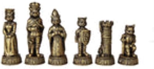 Miniatura 3 de Cats Versus Dogs - Juego de ajedrez de 3.5 pulgadas de alto, pintado a mano con tablero de vidrio