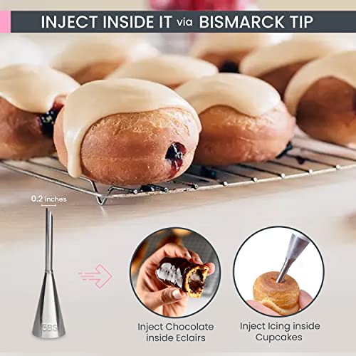150Pcs Cake Decorating Kit For Beginners, Piping Bags And Tips Set, Cupcake Decorating Kit & Frosting Piping Kit For Cake Decorations,55 Piping Tips, 40 Disposable Piping Bags,Silicon Bag & Much More #TOP4