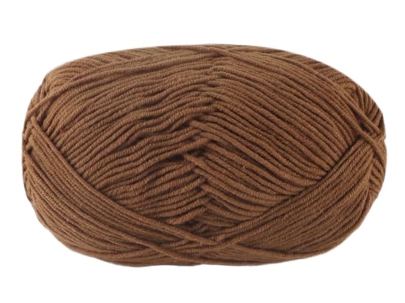 Fil coton au lait pour crochet 4 épaisseurs : fini le fil qui dédouble, coton peigné doux 50g
