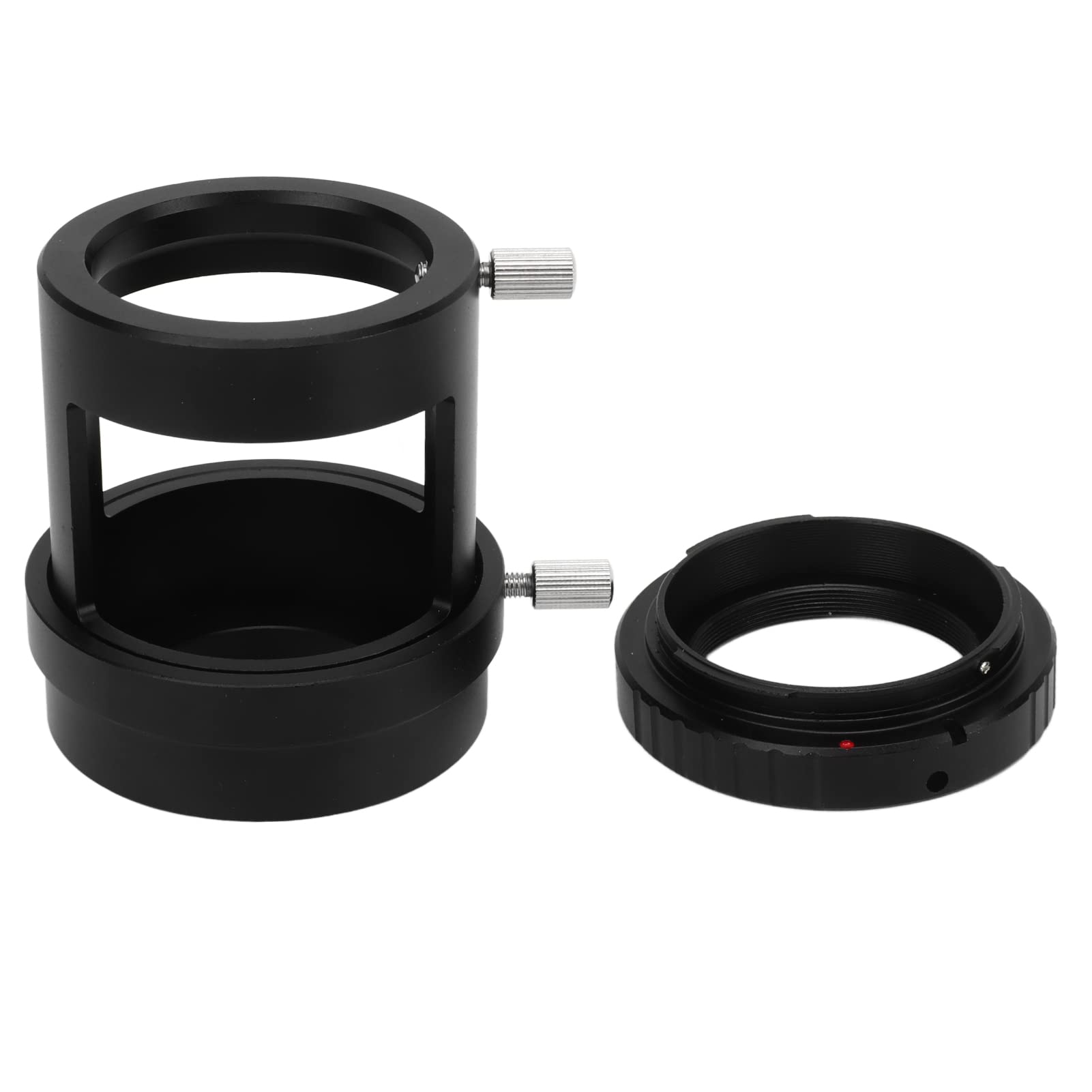 Adaptador de Cámara Montaje en T de Tubo con Diseño Hueco para Fotografía Visual Cámara SLR Aleación de Aluminio