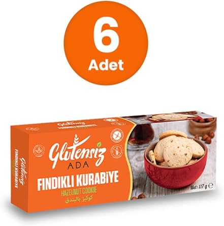 Glutensiz Ada Glutensiz F nd kl  Kurabiye 117 Gr 6 Adet
