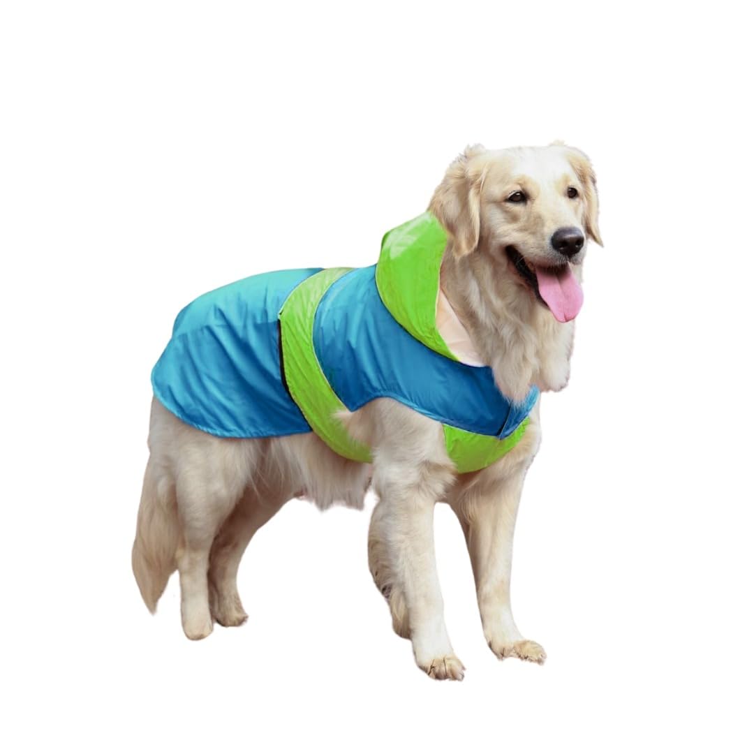 See full amazon price history chart for Pet Set Go Waterproof Dog Raincoat with Hood | Double Coloured Blue-Green | Adjustable Velcro | Extra Coverage | Easy to Carry Pouch | for Small, Medium and Large Breed Dogs (Midi Adult (3XL)) Pet Set Go Waterproof Dog Raincoat with Hood | Double Coloured Blue-Green | Adjustable Velcro | Extra Coverage | Easy to Carry Pouch | for Small, Medium and Large Breed Dogs (Midi Adult (3XL)) (B0D45KRCR2) Amazon Price History, Amazon Price Tracker