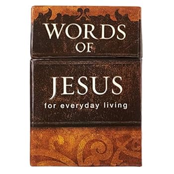 Hardcover Words of Jesus, a Box of Blessings [With 50 Cards] Book