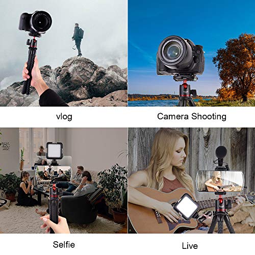 Camera Tripod, Famall Flexible Tripod Stand For Phone With Cold Shoe Phone Mount For Iphone Canon Nikon Sony Cameras #TOP6